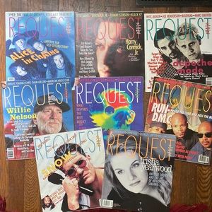 COPY - 1993 Request magazine vintage lot of 8 issues